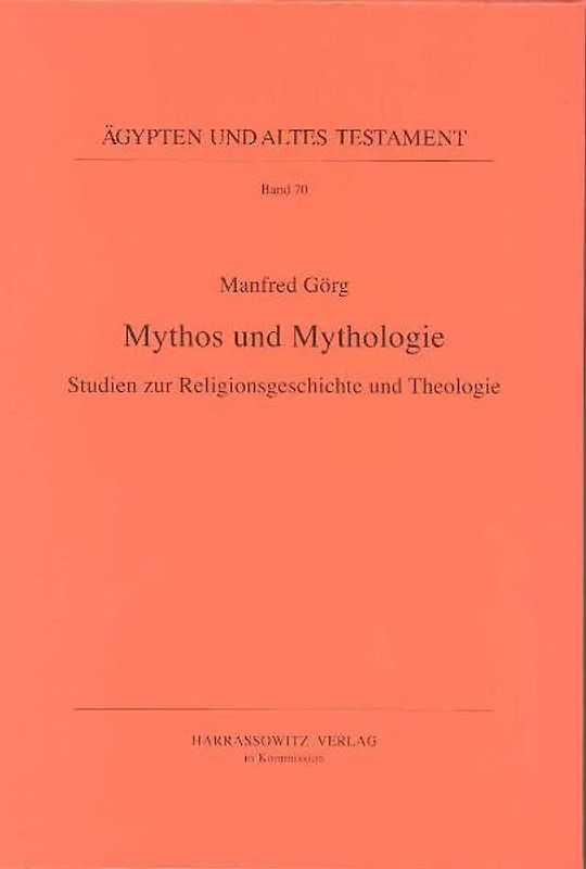 Mythos und Mythologie
