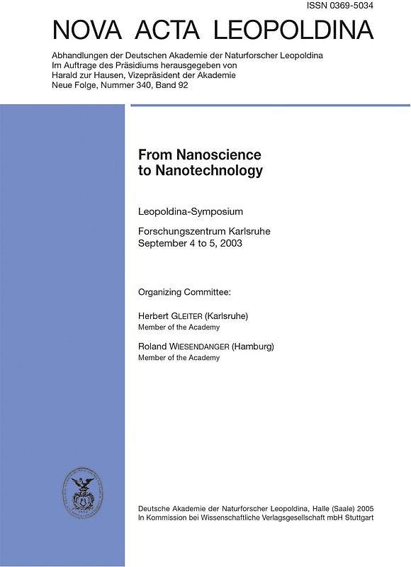 From Nanoscience to Nanotechnology