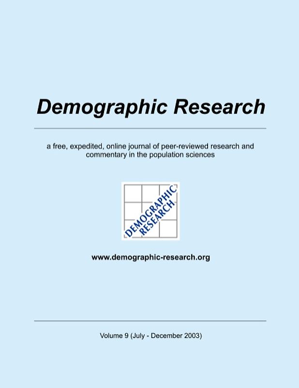 Demographic Research, Volume 9