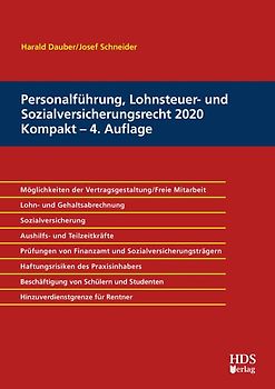 Personalführung, Lohnsteuer- und Sozialversicherungsrecht 2020 Kompakt