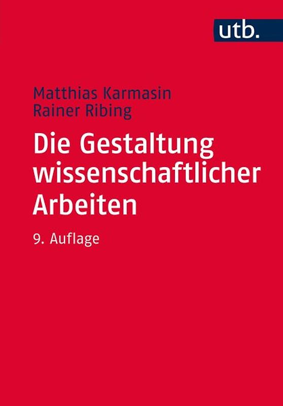 Die Gestaltung wissenschaftlicher Arbeiten