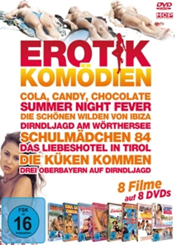 Erotikkomödien-8 Filme auf 8 DVDs DVD