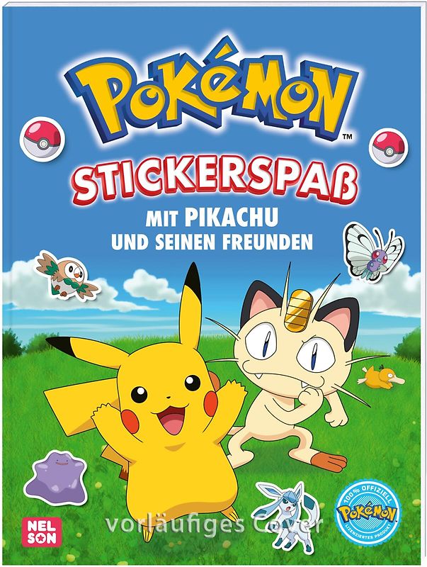Pokémon Activity-Buch: Stickerspaß mit Pikachu und seinen Freunden