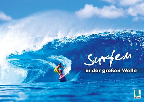 Surfen in der großen Welle (Posterbuch DIN A2 quer)