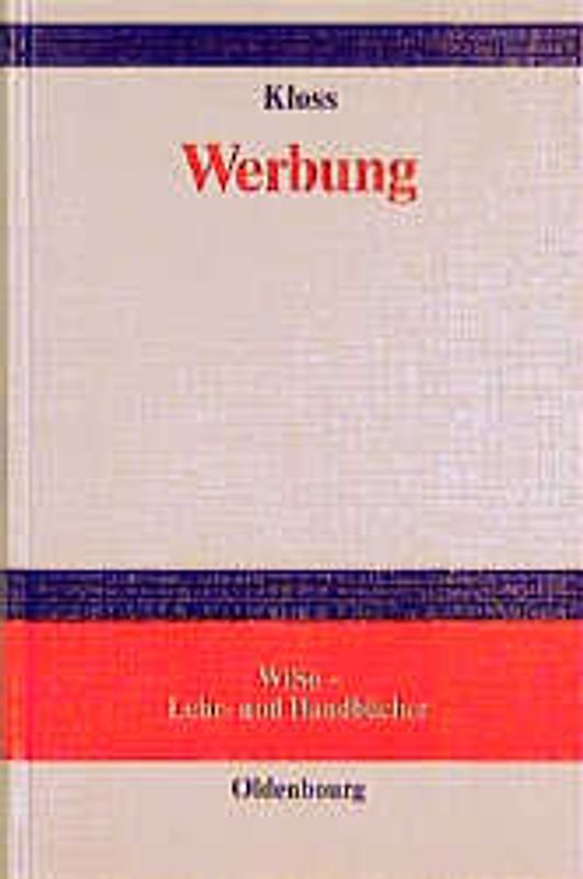 Werbung. Lehr-, Studien- und Nachschlagewerk