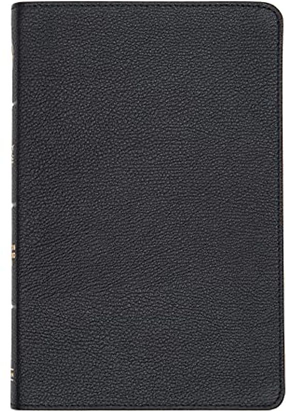 Holy Bible: Csb Thinline Bible, Black Genuine Leather