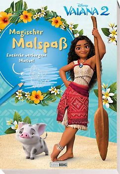 Disney Vaiana 2: Magischer Malspaß - Entdecke verborgene Motive!