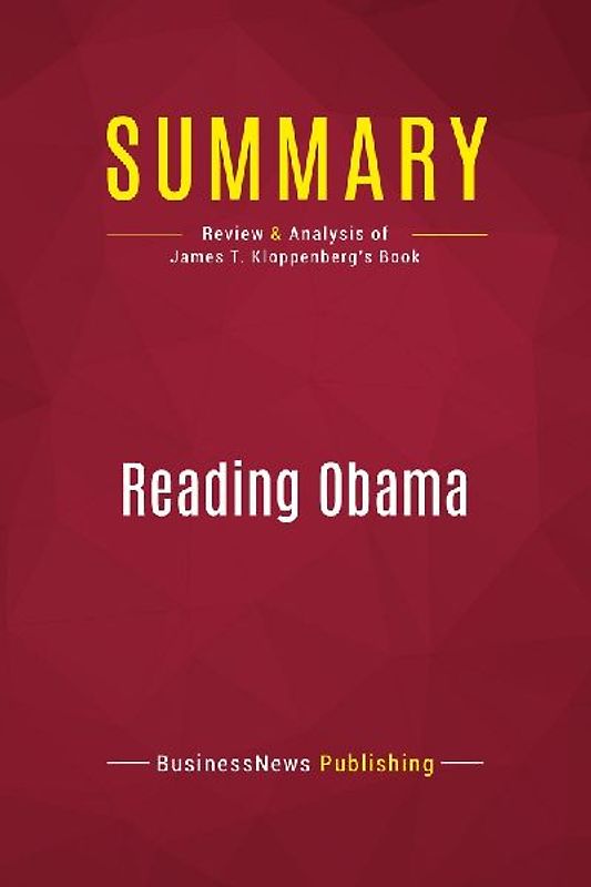 Summary: Reading Obama