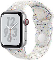 Apple Watch Nike+ Series 4 44 mm caja de aluminio plateado con correa deportiva Nike platino puro M/L [Wi-Fi + Cellular]