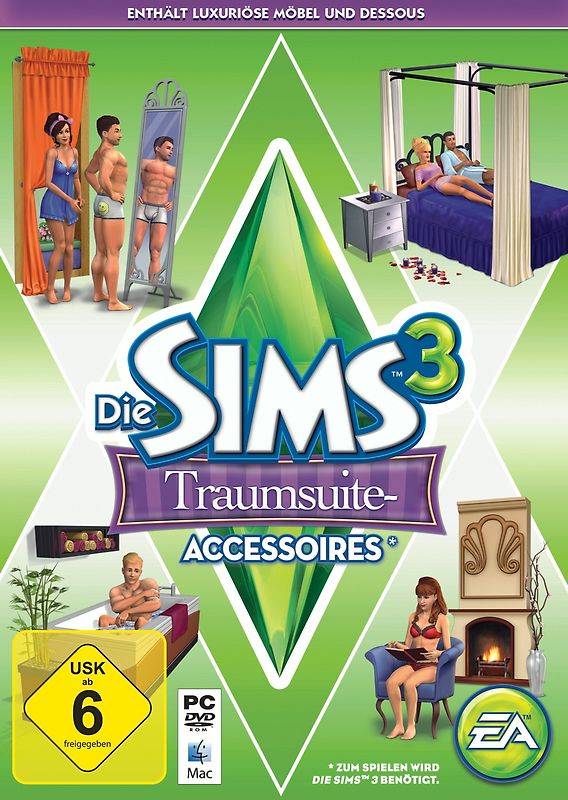 Die Sims 3: Traumsuite- Accessoires [AddOn] PC Spiele