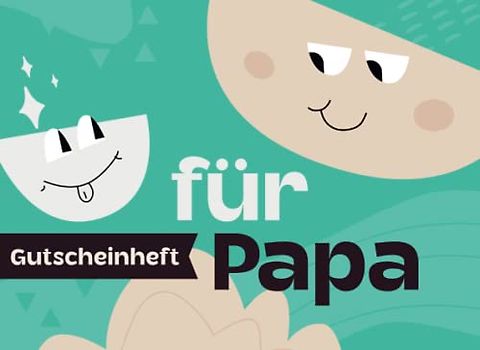 Gutscheinheft für Papa: Das Gutscheinbuch zum selbst ausfüllen | Mit 20 farbenfrohen Blanko-Gutscheinen