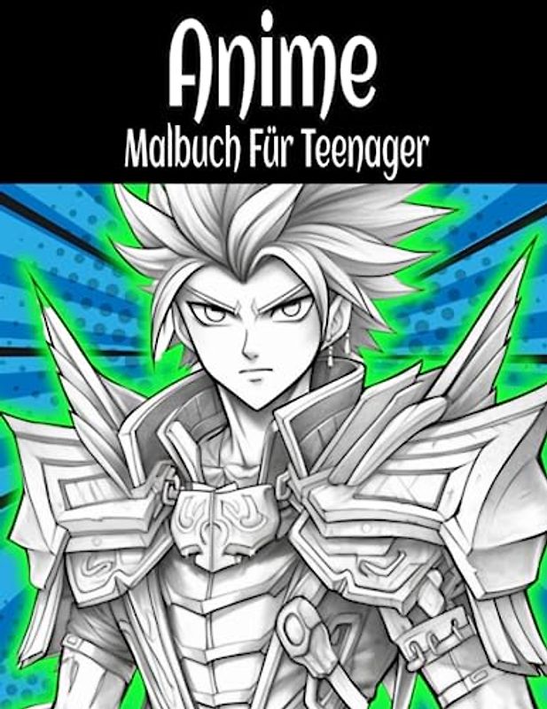 Anime Malbuch Für Teenager: Das große Manga-Anime-Malbuch für Kinder und Jugendliche | Über 50 detaillierte Porträt-, Halb- oder ... und Jugendliche zur kreativen Entspannung