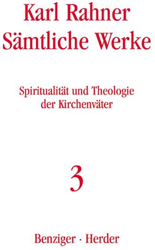Spiritualität und Theologie der Kirchenväter