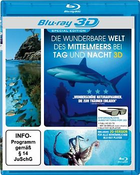 Die wunderbare Welt des Mittelmeers bei Tag und Nacht 3D 3D Blu-ray Disc