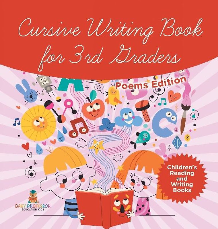 Cursive Writing Book for 3rd Graders - Poems Edition | Children's Reading and Writing Books