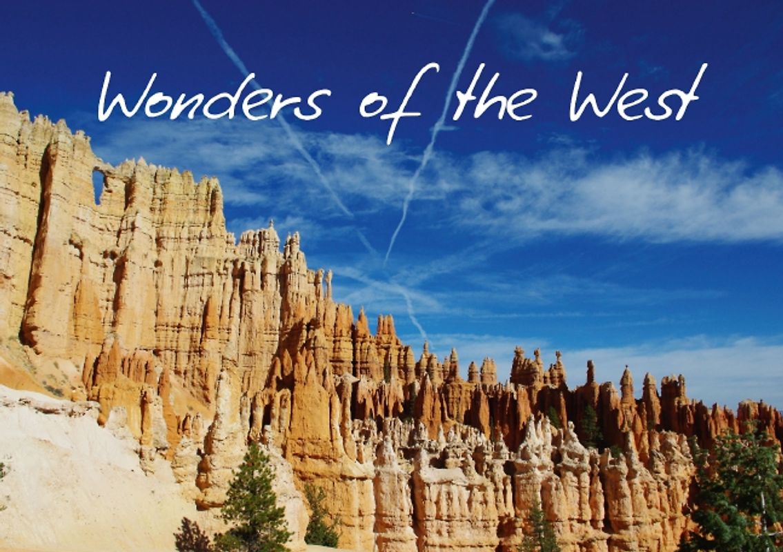 Wonders of the West / UK-Version (Stand-Up Mini Poster DIN A5 Landscape)