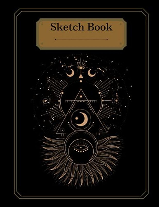 Sketch Book: Tarot Cards Sketchbook Journal For Drawing, Spells,Painting Or Doodling | Tarot Deck Sketch Book With 120 Pages - Size 8.5"x11"