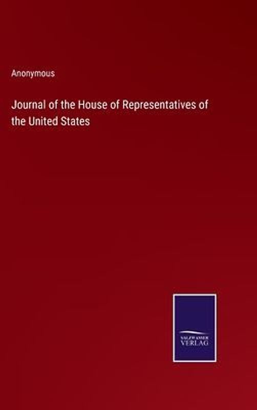 Journal of the House of Representatives of the United States