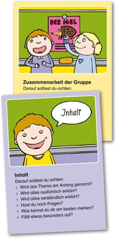 Klasse präsentiert!. 136 Beobachtungs- und Feedback-Karten für Präsentationen