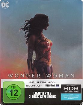 Wonder Woman [Limitiertes Steelbook, 2 Discs] 4K Ultra HD Blu-ray