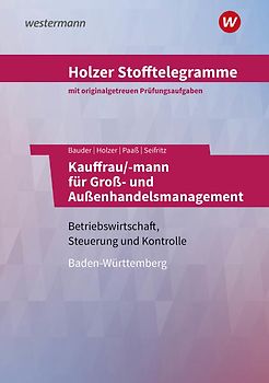 Holzer Stofftelegramme Kauffrau/-mann für Groß- und Außenhandelsmanagement