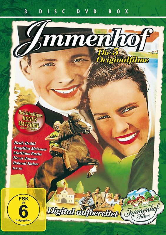 Immenhof - Die 5 Originalfilme [3 DVDs] DVD