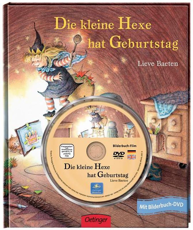 Die Kleine Hexe hat Geburtstag  Bilderbuch mit DVD