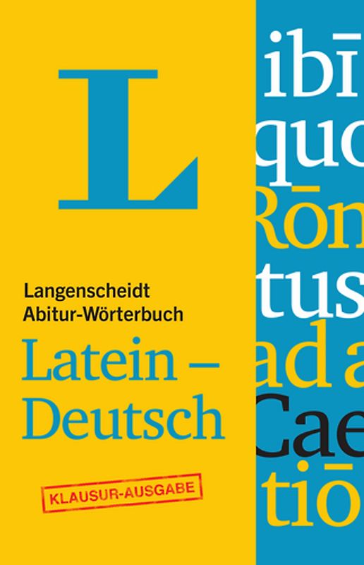 Langenscheidt Abitur-Wörterbuch Latein-Deutsch - Buch + Online-Anbindung