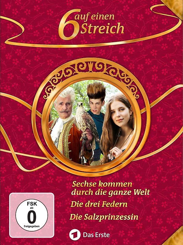 6 auf einem Streich: Sechse kommen durch die ganze Welt / Die drei Federn / Die Salzprinzessin [3 DVDs] DVD