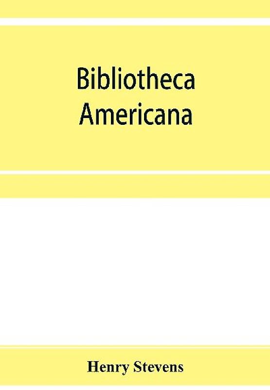 Bibliotheca Americana