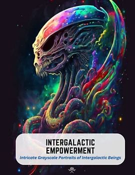 Intergalactic Empowerment: Intricate Grayscale Portraits of Intergalactic Beings