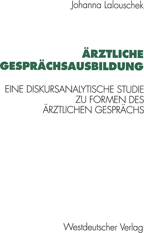 Ärztliche Gesprächsausbildung