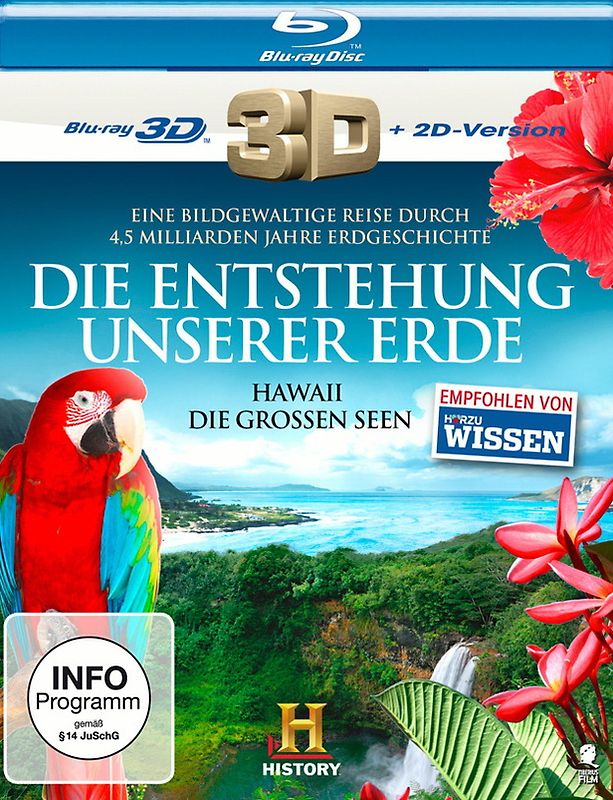 Die Entstehung unserer Erde: Hawaii & Die großen Seen 3D [inkl. 2D Version] 3D Blu-ray Disc