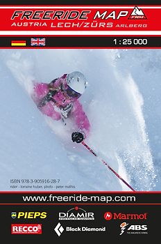 Freeride Map Lech / Zürs / Warth