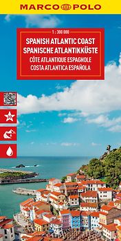 MARCO POLO Reisekarte Spanische Atlantikküste 1:350.000