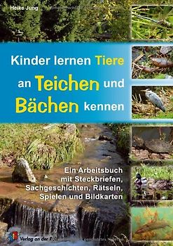 Kinder lernen Tiere an Teichen und Bächen kennen