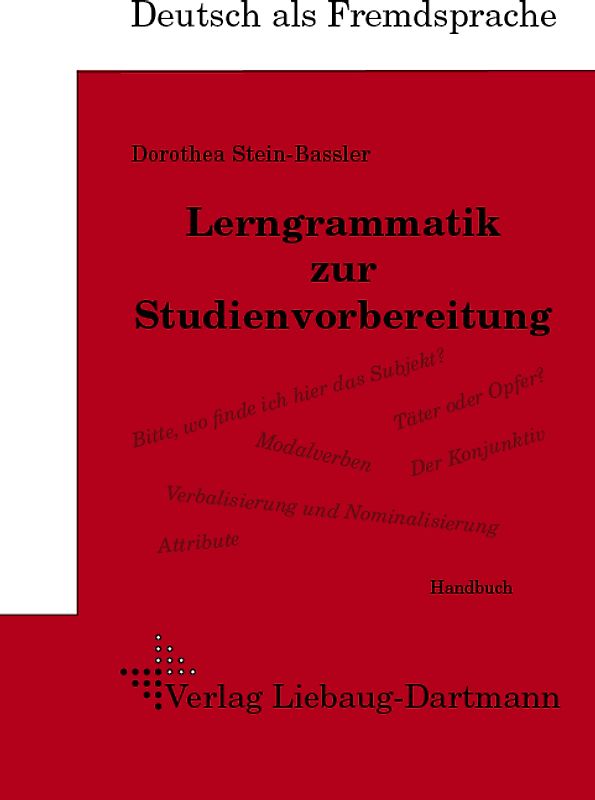 Lerngrammatik zur Studienvorbereitung