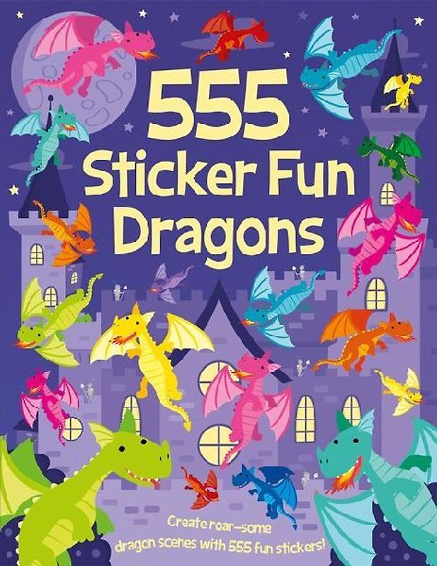 555 Sticker Fun - Dragons