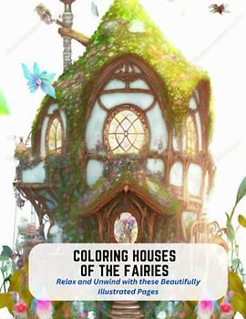 Coloring Houses of the Fairies: Relax and Unwind with these Beautifully Illustrated Pages