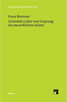 Aristoteles Lehre vom Ursprung des menschlichen Geistes