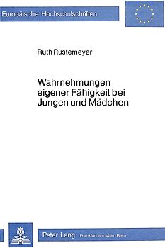 Wahrnehmungen eigener Fähigkeit bei Jungen und Mädchen
