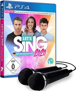 Let's Sing 2020 mit deutschen Hits + 2 Mics Bundleversion