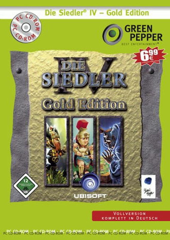 Siedler 4 Gold Edition Siedler 4 + Mission + AddOn PC Spiele