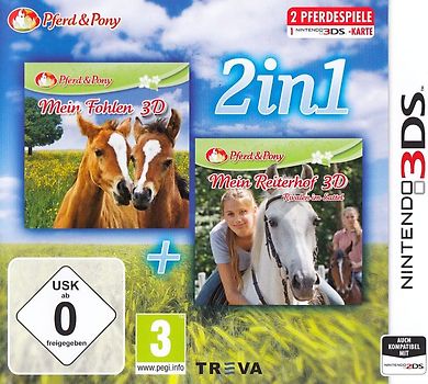 Pferd & Pony 2in1: Mein Fohlen 3D / Mein Reiterhof 3D Nintendo 3DS