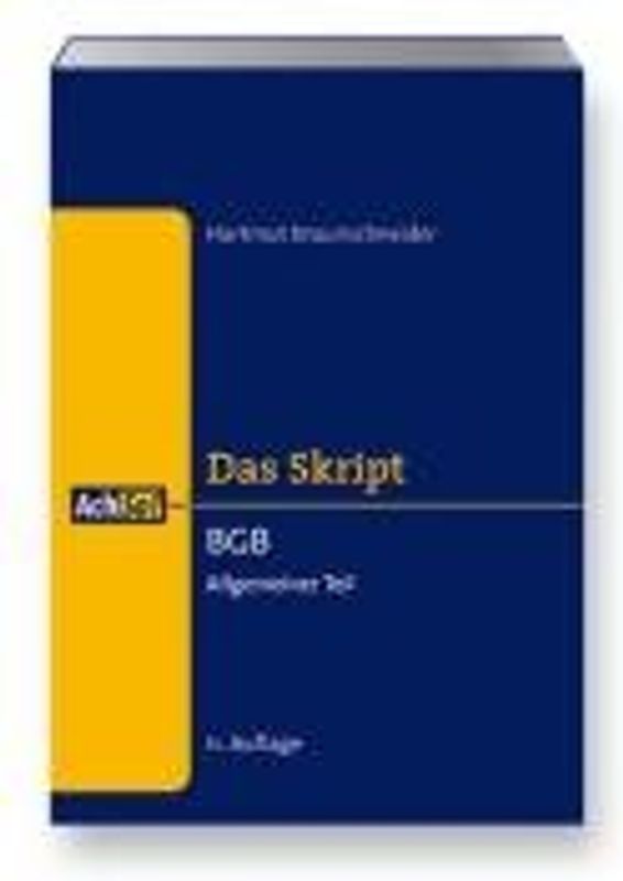 BGB Allgemeiner Teil