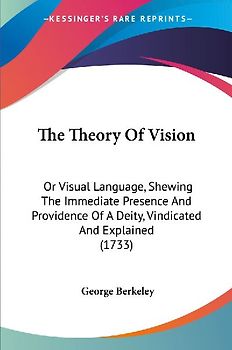 The Theory Of Vision