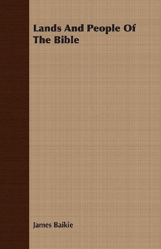 Lands And People Of The Bible