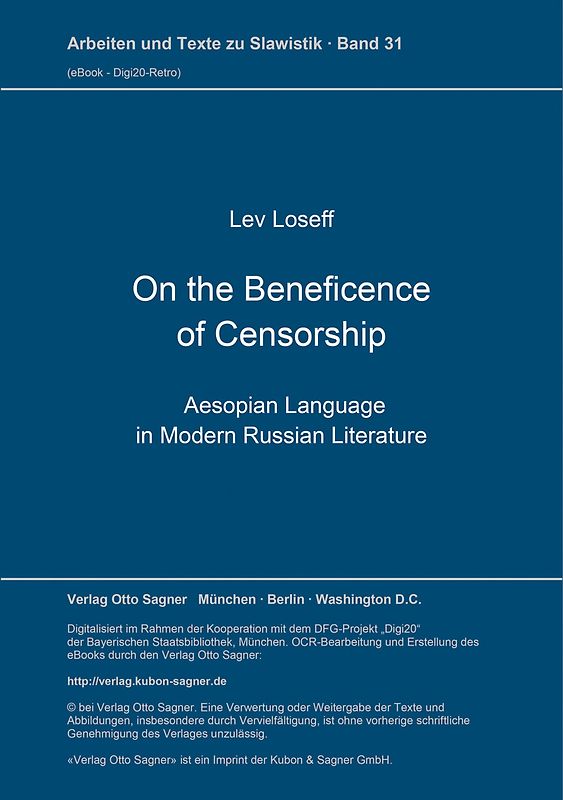 On the Beneficence of Censorship