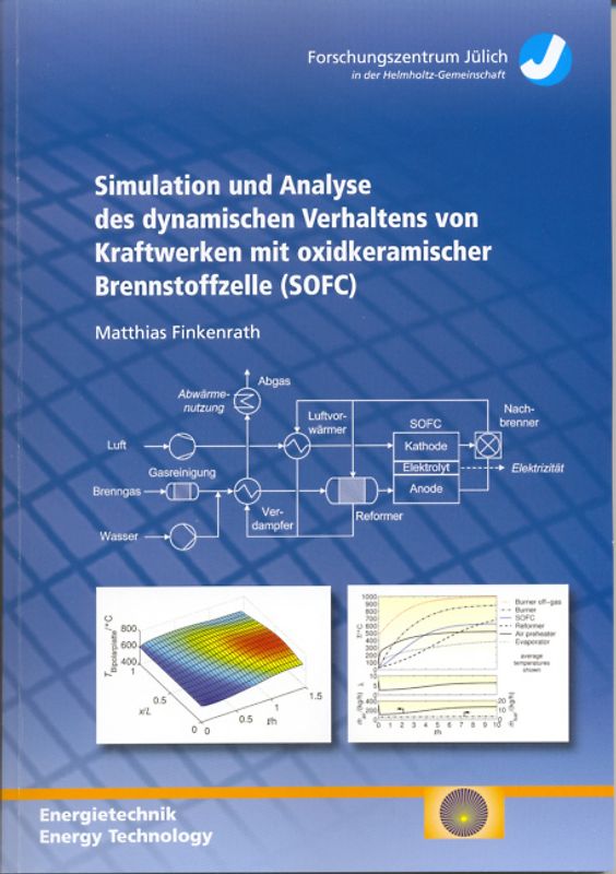 Simulation und Analyse des dynamischen Verhaltens von Kraftwerken mit oxidkeramischer Brennstoffzelle (SOFC)