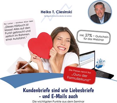 Kundenbriefe sind wie Liebesbriefe - und E-Mails auch